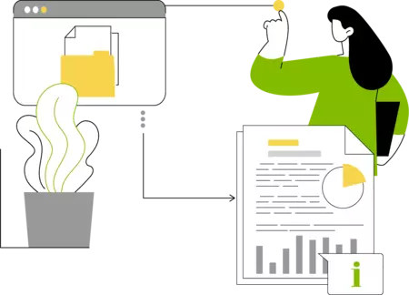 Document Library Illustration